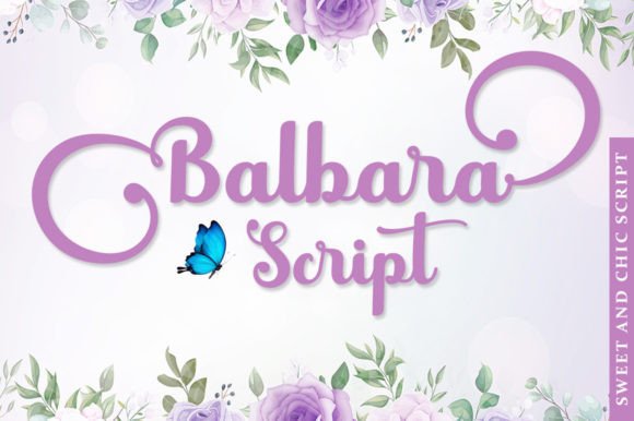 Balbara Script: A Stylish Font for Creative Expression