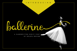 Ballerine: A Versatile Handwritten Script for Creative Expression