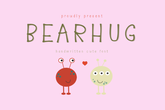 Bearhug: A Sweet and Friendly Handwritten Font for Designers