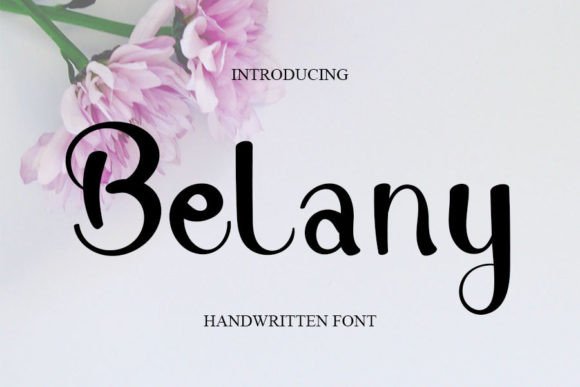 Belany: A Handwritten Font with Elegance and Charm