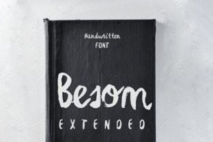 Besom Extended: A Brush Pen Font for Creative Expression