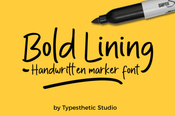 Bold Lining: The Simple Yet Powerful Handwritten Font That’s Changing the Game