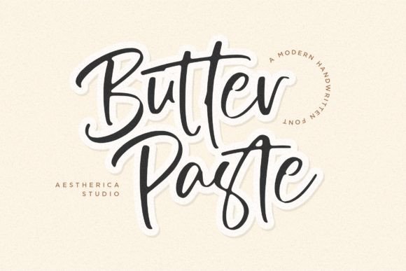 Butter Paste Font for Creative Projects