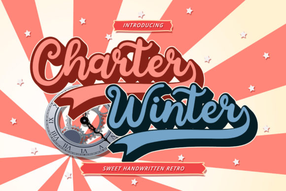 Charter Winter: A Retro Handwritten Font That Adds Charm to Every Project