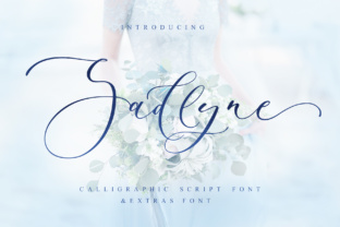 Discover the Beauty of Sadlyne: A Handwritten Calligraphic Typeface
