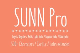 Discover the Warmth of Sunn Pro: A Handwritten Font for Friendly Communication