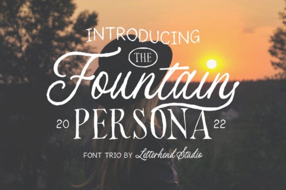 Fountain Persona Trio: A Timeless Handwritten Font for Elegant Design