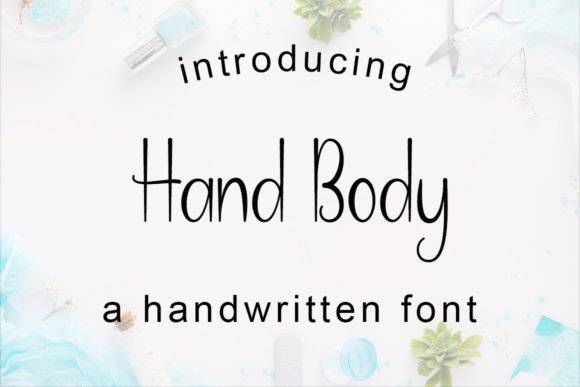 Hand Body: A Playful Font for Creative Expression