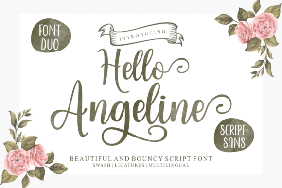 Hello Angeline: A Versatile Font for Strategic Design and Creative Expression