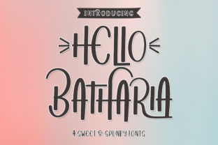 Hello Batharia: A Handwritten Font for Creative Expression