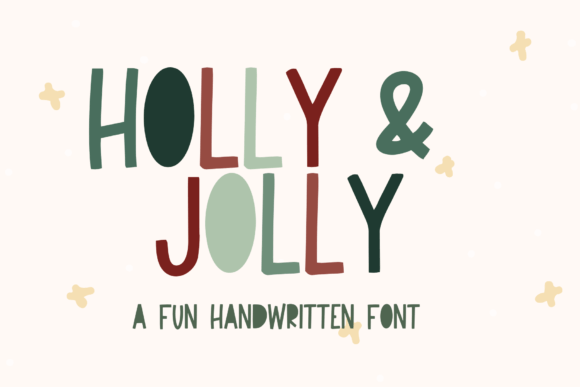 Holly and Jolly: A Joyful Handwritten Font for Creative Projects