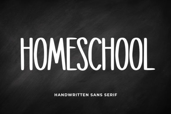Homeschool Font for Creative Design
