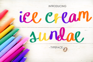 Ice Cream Sundae: A Versatile Handwritten Font for Creative Projects