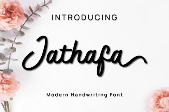 Jathafa Font: A Stylish Handwritten Font for Creative Projects