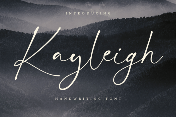 Kayleigh: A Handwritten Font for Creative and Professional Workflows