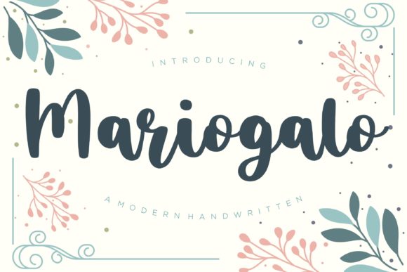 Mariogalo Font: A Playful Handwritten Style for All Occasions