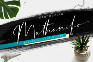 Mathanifo Script: A Modern Handwritten Font for Creative Design