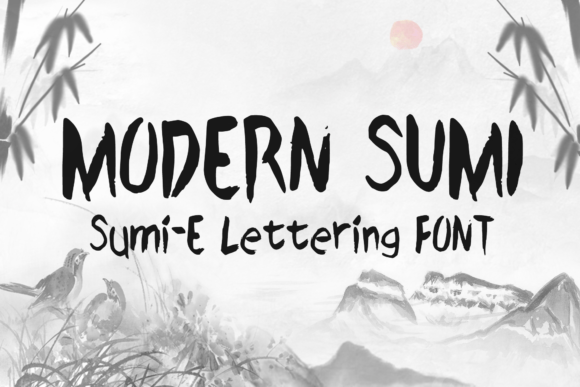 Modern Sumi: A Handwritten Font with a Rich Cultural Legacy