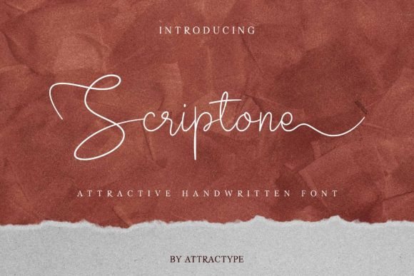 Scriptone: A Delicate Handwritten Font for Elegant Design