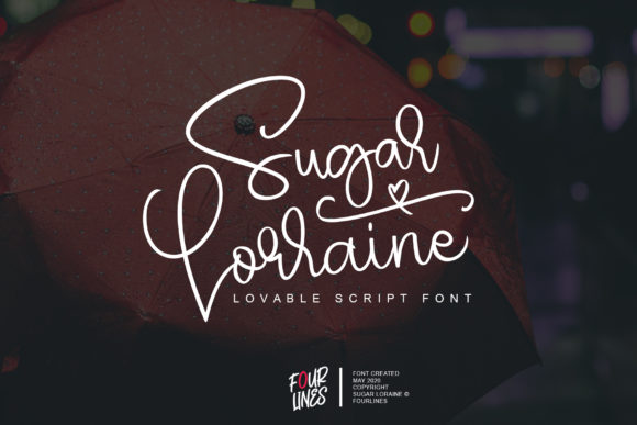Sugar Lorraine: A Handwritten Font with a Sweet Touch