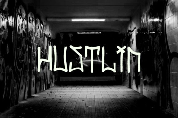 The Hustle Is Real, Right? Keep Hustlin with This Cool Urban-Style Handwritten Display Font